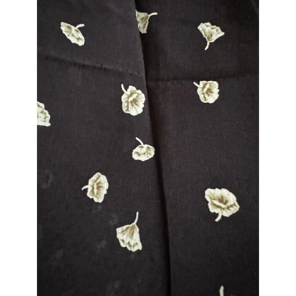 Rag and Bone women's 8 black amber floral-print jacquard midi skirt NWT dressy